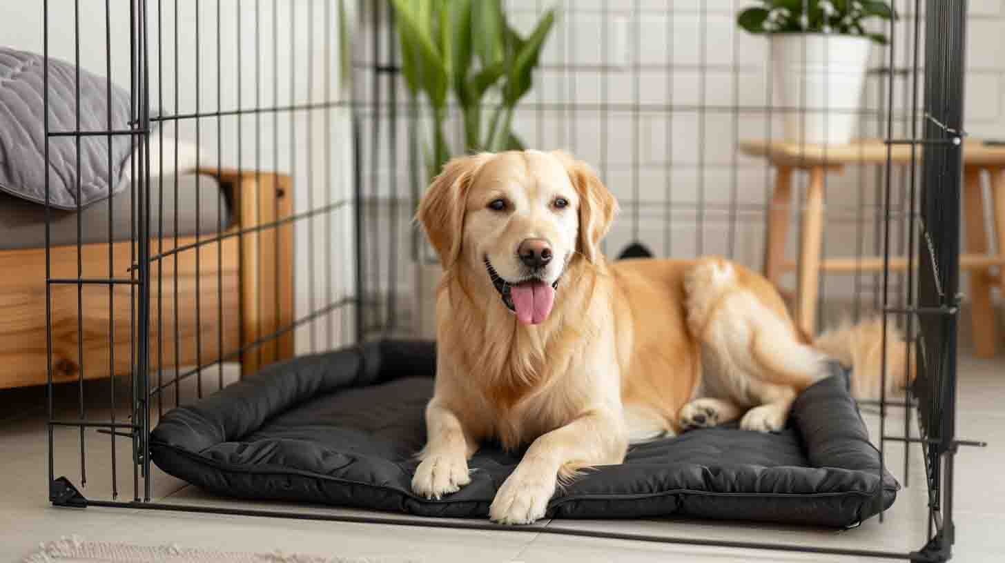 Solid memory foam 42 inch orthopedic crate mat